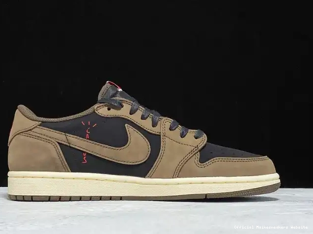 Official Maikesneakers OG Jordan Scott Dark Air Mocha x CQ4277-001 1 Travis Low SP 0325